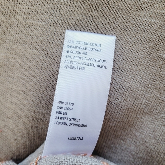 Free People Beach long sleeve oversized sweater Stripe Medium - Picture 4 of 5